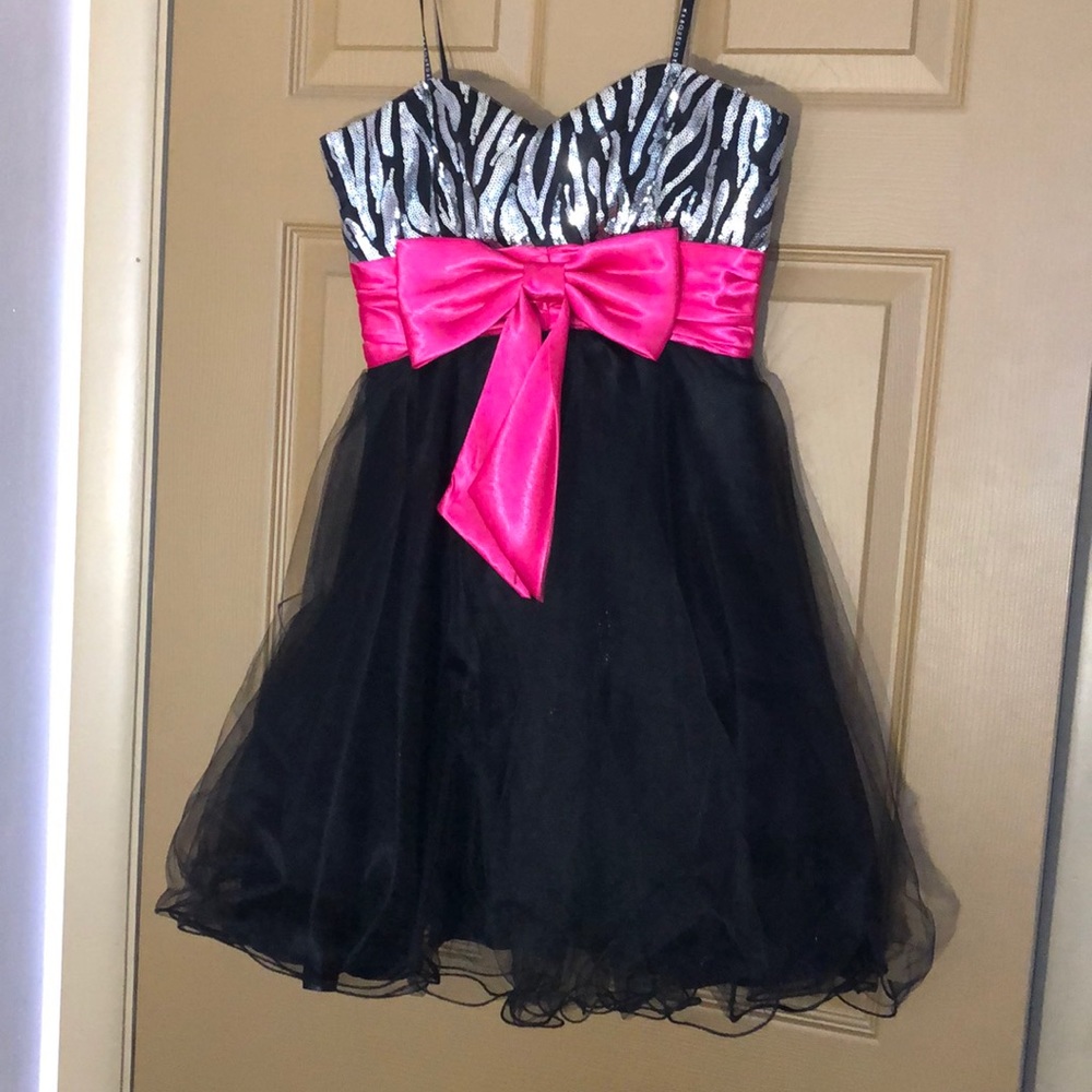 Cocktail style dress.